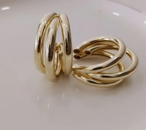 3 layer golden hoops 1